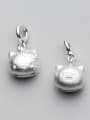 thumb 925 Sterling Silver With Silver Plated Cute kitty Charms 0