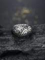 thumb Retro Style Stainless Steel Geometric Painting Ring 1