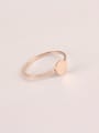 thumb Rose Gold Plated Simple Ring 0