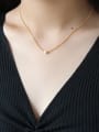 thumb Pure silver temperamental fresh water pearl necklace 1