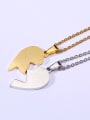 thumb Stainless Steel With English Alphabet Simplistic Heart Necklaces 3