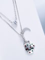 thumb Gloves-shaped austrian Crystal Necklace 2