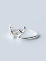 thumb All-match Open Design Deer Shaped S925 Silver Ring 0