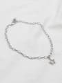 thumb Simple Little Star Silver Anklet 0