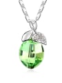 thumb Simple austrian Crystals Pendant Alloy Necklace 4