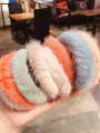 thumb Simple personality colored plush hair ring 0