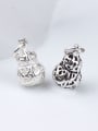 thumb 925 Sterling Silver With Antique Silver Plated Ethnic Irregular Charms 0