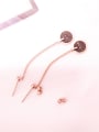 thumb Temperament Rose Gold Plated Earrings 1