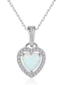 thumb 925 Sterling Silver With  Personality Heart Necklaces 0