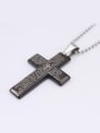 thumb Black Cross Scriptures Necklace 1