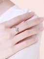thumb Copper Alloy White Gold Plated Fashion Zircon Ring 2