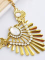 thumb Retro style White Resin Antique Copper Plated Alloy Necklace 1