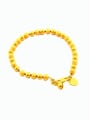 thumb Personality 24K Gold Plated Heart Shaped Charm Bracelet 0