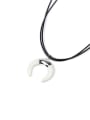 thumb Antique New Style Moon Shaped Pendant Necklace 2