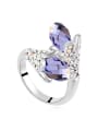 thumb Personalized Shiny austrian Crystals Alloy Ring 1