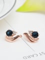 thumb Alloy Rose Gold Plated Fashion Stones Three Pieces Jewelry Set 2