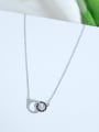 thumb Simple Double Combined Rounds Necklace 2