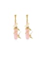 thumb 18K Gold Women Personality Butterfly Shaped drop earring 0