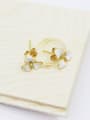 thumb Exquisite 16K Gold Plated leaf Design Earrings 1