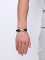 thumb Fashion Number Eight Shaped Artificial Leather Bracelet 1