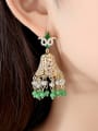 thumb Copper With Gold Plated Ethnic Wind Chimes Drop Earrings 1