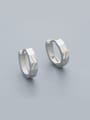 thumb Personality Wave Shaped Clip Earrings 0