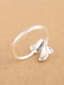 thumb Simple Gold Plated Leaves Opening Ring 2