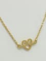 thumb Fashionable Heart shaped Sweater Necklace 0