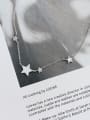 thumb 925 Sterling Silver With Silver Plated Simplistic Star Anklets 1