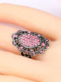 thumb Retro style Cubic Rhinestones Alloy Ring 1