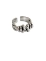 thumb 925 Sterling Silver With Antique Silver Plated Weaving Winding Free Size Rings 0