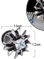 thumb Stainless Steel With Fashion Flower Stud Earrings 2