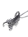 thumb Personality Insect Shaped Stainless Steel Men Pendant 0