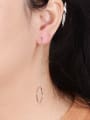 thumb Fresh Platinum Plated Hexagon Shaped Ear Lines 1