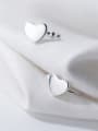 thumb 925 Sterling Silver With Silver Plated Simplistic Heart Clip On Earrings 1