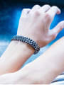 thumb Stainless Steel With Black Gun Plated Punk Chain Bracelets 2