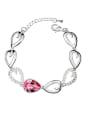 thumb Fashion austrian Crystal Water Drop Alloy Bracelet 2