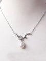 thumb Fashion Freshwater Pearl Swan Necklace 1