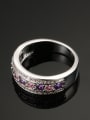 thumb Luxury Western Style AAA Purple Zircons Ring 2