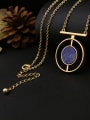 thumb Simple Round Alloy Necklace 4