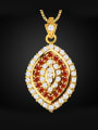 thumb Fashion Oval Zircon Necklace 0