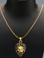 thumb Fashion Lion Head Necklace 1