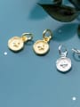thumb 925 Sterling Silver With Gold Plated Simplistic Round Cross Charms 2