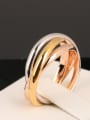 thumb Three Color Plated Fashion Copper Ring 1