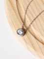 thumb Zircons Simple Style Clavicle Necklace 0