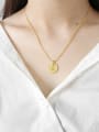 thumb 925 Sterling Silver With 18k Gold Plated Trendy angel Necklaces 1