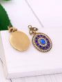 thumb Oval Shaped Artificial Stones National Drop Earrings 2