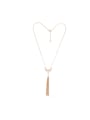 thumb Retro Accessories Long Tassel Sweater Necklace 0