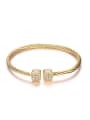 thumb Exquisite Square Shaped Twisted Rope Bangle 3