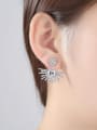 thumb Copper With Platinum Plated Hip Hop Irregular Cluster Earrings 1
